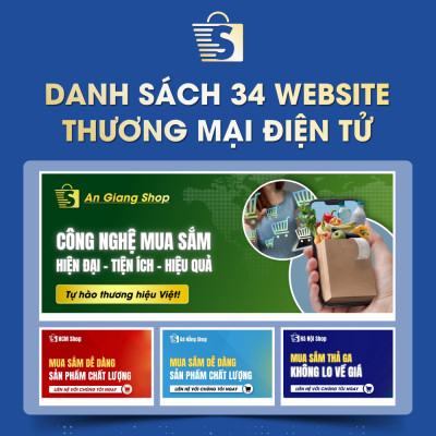 Danh Sách Website TMĐT Của 34 Tỉnh Thành Việt Nam