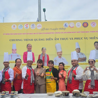 Sôi Nổi Chương Trình Quảng Diễn Ẩm Thực Và Phục Vụ Miễn Phí Tại Hà Tiên