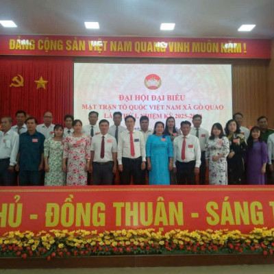Khai Mạc Ngày Làm Việc Thứ Nhất Đại Hội Đại Biểu Mặt Trận Tổ Quốc Việt Nam Xã Gò Quao Lần Thứ I, Nhiệm Kỳ 2025–2030