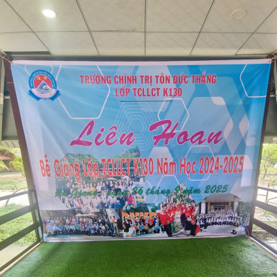 Tiệc Liên Hoan Bế Giảng Lớp TCLLCT K130 – Trường Chính Trị Tôn Đức Thắng Tại Khu Du Lịch Phú Điền