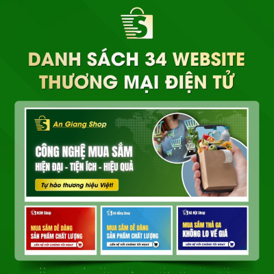 Danh Sách Website TMĐT Của 34 Tỉnh Thành Việt Nam