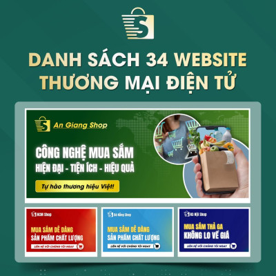 Danh Sách Website TMĐT Của 34 Tỉnh Thành Việt Nam