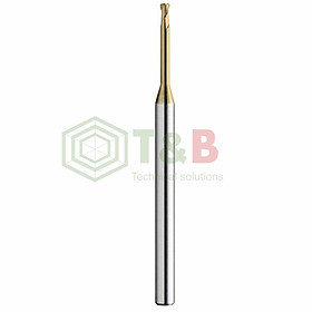 Dao Phay Bo Góc R 2 Me Cổ Dài D2 x R0.2x16x60L Union Tools Model HLRS2020-02-160,Dao phay ngón gia công sau nhiệt