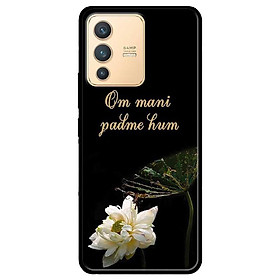 Ốp lưng dành cho Vivo V23 5G / S12 - Vivo Y15s / Y15A - Om Mani Cánh Sen Trắng