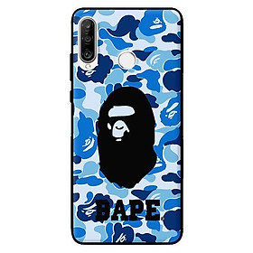 Ốp in cho Huawei P30 Lite Bape Xanh Có Chữ - Hàng chính hãng