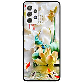 Ốp lưng dành cho Samsung Galaxy A52 5G mẫu Chim Hoa TRắng
