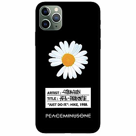 Ốp lưng in cho Iphone 11 Pro Max Mẫu Cúc To Có Nhãn