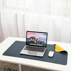 Deskpad da tấm di chuột miếng lót chuột khổ lớn, thảm da trải bàn làm việc 60x30cm - Hàng chính hãng