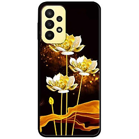 Ốp lưng dành cho Samsung A13 4G mẫu Sen Trắng Vàng