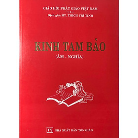 Sách - Kinh Tam Bảo - Âm Nghĩa - Tổ In Ấn Kinh Phật