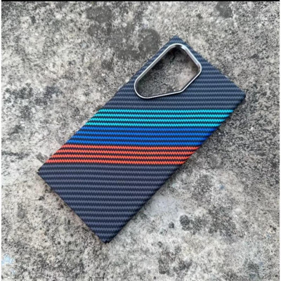 Ốp Lưng Từ Tính Cho Samsung Galaxy S25 Ultra / S24 Ultra & S23 Ultra Họa Tiết Thổ Cẩm , Carbon Fiber