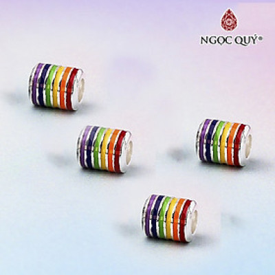 Charm chặn hạt 7 sắc cầu vồng - Ngọc Quý Gemstones