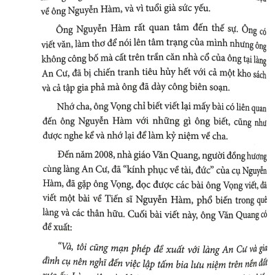 Tiến Sĩ Nguyễn Hàm - Thời Thế, Thân Thế Và Gia Đình