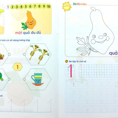 Mai Em Vào Lớp 1 - Vở Bé Làm Quen Với Chữ Số (Dành Cho Trẻ Từ 5 - 6 Tuổi)(Tái Bản)