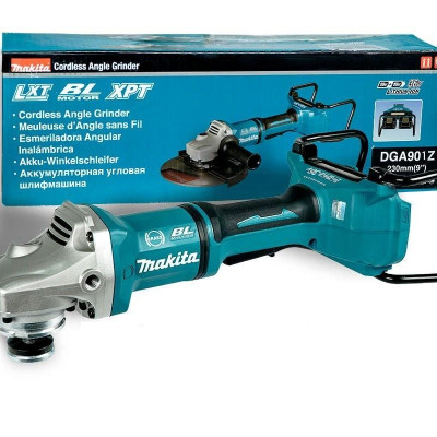 MÁY MÀI GÓC DÙNG PIN (230MM/CÔNG TẮC BÓP/AWS/BL)(18VX2) (KHÔNG KÈM PIN VÀ ĐẾ SẠC) MAKITA DGA901Z- HÀNG CHÍNH HÃNG