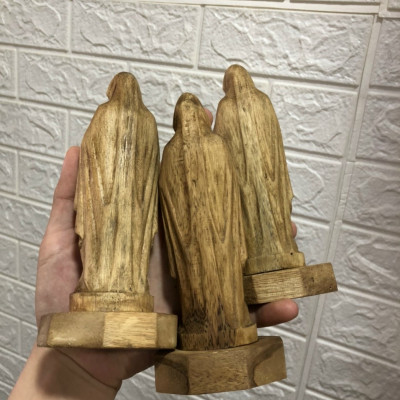 Tượng công giáo, Chúa ban ơn, Đức Mẹ Maria gỗ trầm hương tự nhiên