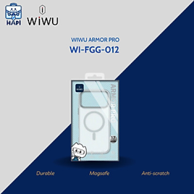 Ốp Lưng hàng chính hãng WiWU Armor Pro Wi-FGG-012 có vòng từ tính cho iP 17/17 Pro Max