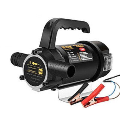 Máy bơm nước dầu diesel 12V 24V, bơm tự mồi lưỡng dụng - Hàng nhập khẩu