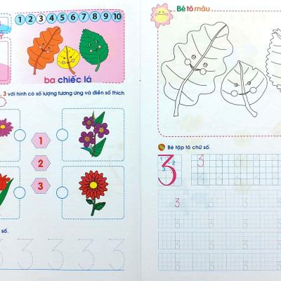 Mai Em Vào Lớp 1 - Vở Bé Làm Quen Với Chữ Số (Dành Cho Trẻ Từ 5 - 6 Tuổi)(Tái Bản)