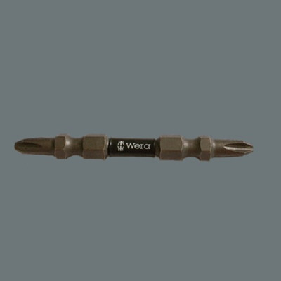 Bộ mũi vít 2 đầu 4 cạnh cho máy khoan bắt vít 851/23 BiTorsion Impaktor phủ kim cương PH2 x 65mm và PH2 x 110mm, 3 cái, Wera 05344490001