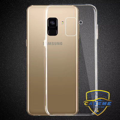 Ốp lưng dành cho Samsung Galaxy A6 (2018) silicon TPU dẻo trong suốt dày dặn chống sốc, chống xước cao cấp - Hàng chính hãng