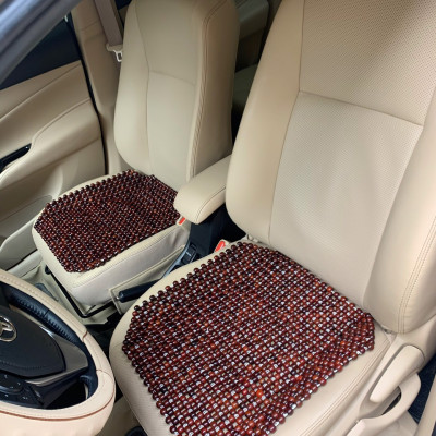 Đệm Lót Ghế Xe Ô Tô Hạt Gỗ Trắc Cao Cấp ( Mian .vn )