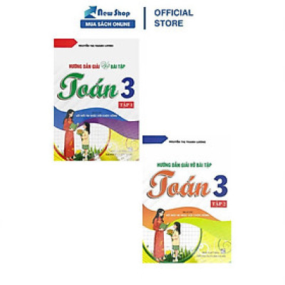 Combo Hướng Dẫn Giải Vở Bài Tập Toán Lớp 3 -Tập 1+2 (Bộ 2 Cuốn)  Bám Sát SGK: Kết Nối Tri Thức Với Cuộc Sống - HA