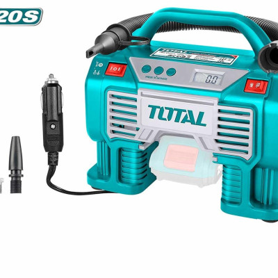 MÁY NÉN KHÍ TỰ ĐỘNG DÙNG PIN (20V/2.0AH) (KHÔNG KÈM THEO PIN VÀ SẠC) TOTAL TACLI2002 CHÍNH HÃNG - HÀNG CHÍNH HÃNG