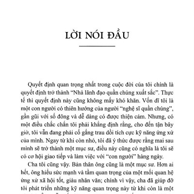Để Trở Thành Nhà Lãnh Đạo Quần Chúng Xuất Sắc