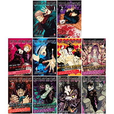 Combo Manga - Chú Thuật Hồi Chiến: Tập 1 - 10 (Bộ 10 Tập)