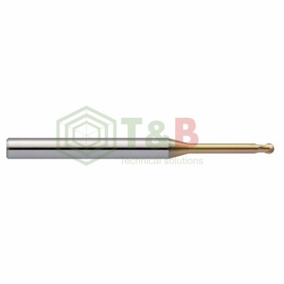 Dao Cầu Cổ Dài R0.8 x 8 x 45 L Union Tool Model HSLB2016-080,Dao phay ngón gia công sau nhiệt