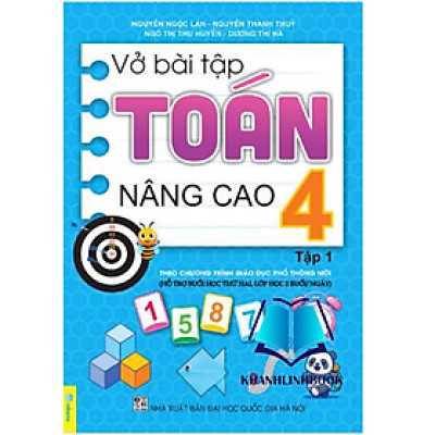 Sách - Vở Bài Tập Toán Nâng Cao 4 tập 1 - Biên soạn theo chương trình GDPT mới