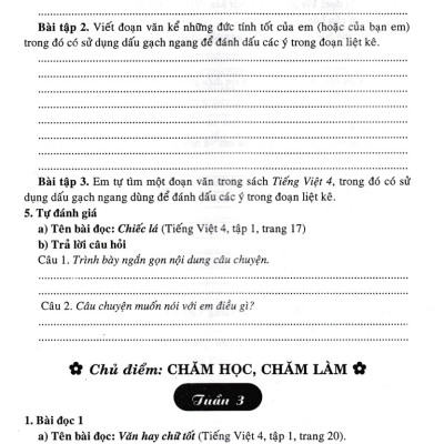 Vở Bài Tập Cuối Tuần Tiếng Việt 4 (Dùng Kèm SGK Cánh Diều) _HA