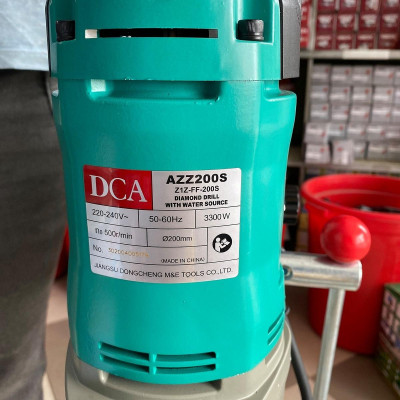 MÁY KHOAN ĐÁ 200MM 3300W DCA AZZ200S - HÀNG CHÍNH HÃNG