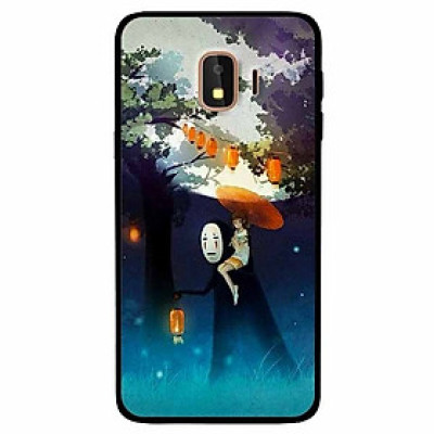 Ốp lưng dành cho Samsung J4 2018 mẫu Thiếu Nữ Dù Vàng