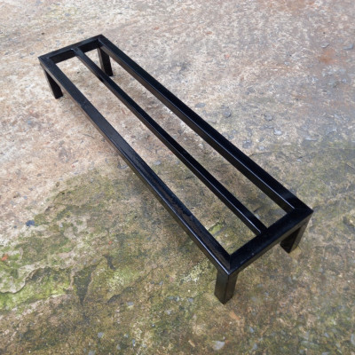 Kệ sắt kê chậu cây Dài 50,Rộng 15-20-25cm,Cao 10-15-20cm.hộp thép 14*14mm ( Hàng Chính Hãng )