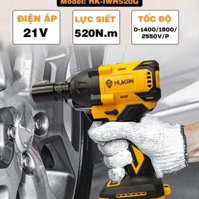 THÂN MÁY SIẾT BULÔNG 520NM  BODY HK-IWH520G HUKAN - HÀNG CHÍNH HÃNG