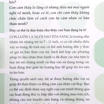 Xây Dựng Lòng Tự Tin Cho Trẻ 7-11 Tuổi - Con Luôn Là Ngôi Sao Tỏa Sáng