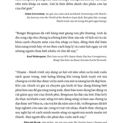 Bộ Sách Ý Chí - Hành Trình Tái Khám Phá Sức Mạnh Lớn Nhất Của Con Người + Utopia - Hành Trình Xây Dựng Xã Hội Với Tầm Nhìn Xa (Bộ 2 Cuốn)