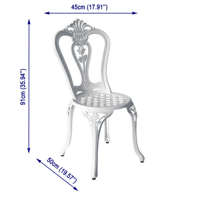 Ghế Nhôm Đúc AC-20-W