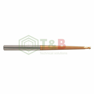 Dao Phay Cầu Cổ Côn R0.5x26 x65L Union Tool Model HTNB2010-260-2,Dao phay ngón gia công sau nhiệt