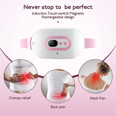 Đai hỗ trợ Giảm Béo, Giảm Đau Kinh Nguyệt, Sưởi Ấm Bụng, Massage, SUPER BELT Rung, Nóng Và Xung Điện EMS, Công Nghệ Nhật Bản 