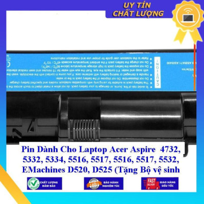 Pin dùng cho Laptop Acer Aspire 4732 5332 5334 5516 5517 5516 5517 5532 EMachines D520 D525 - Hàng Nhập Khẩu  MIBAT143