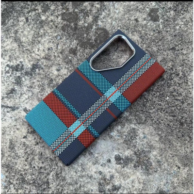 Ốp Lưng Từ Tính Cho Samsung Galaxy S25 Ultra / S24 Ultra & S23 Ultra Họa Tiết Thổ Cẩm , Carbon Fiber