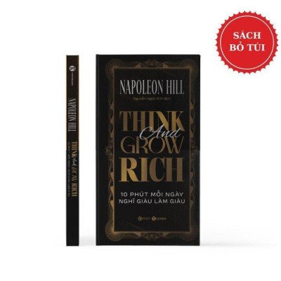 Sách - Think And Grow Rich - 10 Phút Mỗi Ngày Nghĩ Làm Giàu - Sách Bỏ Túi - Thái Hà Books