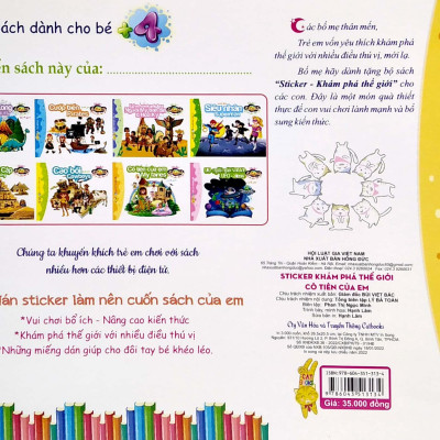 Sticker Khám Phá Thế Giới - Cô Tiên Của Em My Fairies