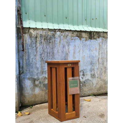 giỏ gỗ đựng hoa, giỏ rác, giỏ đựng ga