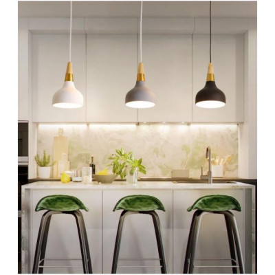 Đèn thả bàn ăn KATANA phong thái Bắc Âu, đèn thả phòng tiếp khách thời thượng kèm bóng LED chuyên dụng