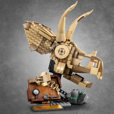 Đồ Chơi Lắp Ráp Đầu Khủng Long Ba Sừng LEGO JURASSIC 76969 (468 chi tiết)