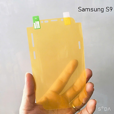 Miếng dán Nano dẻo cho Samsung S9, S9 Plus , Note 8 , S7edge full mặt trước và mặt sau ( Hàng chính hãng)